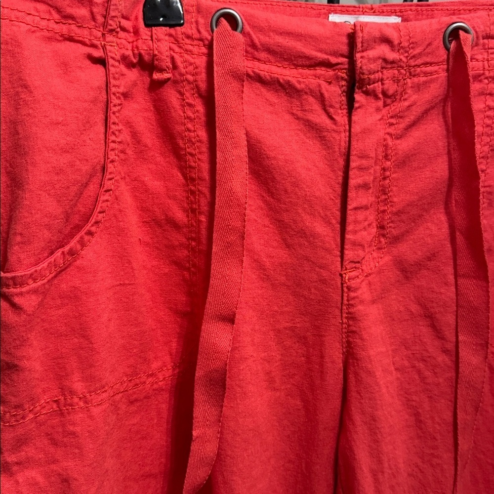 Jessica Simpson coral linen pants - Picture 5 of 9